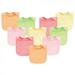 Hudson Baby Infant Girl Rayon from Bamboo Terry Bibs Citrus One Size
