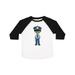 Inktastic African American Boy Policeman Police Officer Boys Toddler T-Shirt