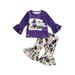 Baby Halloween Clothes Baby Girl Halloween Outfit for Toddler Infant Tops Pants 2Pcs Set