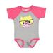 Inktastic Yellow Cat Hipster Cat Cat With Glasses Boys or Girls Baby Bodysuit