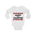 Awkward Styles Daddy Is My Valentine Baby Bodysuit Long Sleeve Gift for Baby Girl One Piece Valentine s Day Gifts for Baby Girl Valentine s Day Baby Romper Cute Gifts for Girls Dad Baby Girl Bodysuit