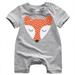 Pudcoco Newborn Kids Baby Infant Boy Girl Fox Romper Jumpsuit Outfits Clothes