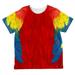 Halloween Scarlet Macaw Parrot Costume All Over Toddler T Shirt Multi 4T