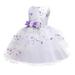 Hunpta 2-10Y Kid Children Girl Sleeveless Floral Embroidered Tulle Ball Gown Princess Prom Dress Outfits Clothes