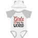 Inktastic Girls Rule the World Boys or Girls Baby Bodysuit