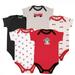 Luvable Friends Baby Boy Cotton Bodysuits 5pk Fire Truck 6-9 Months