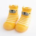 Hunpta Toddler Shoes Kids Toddler Baby Boys Girls Solid Warm Knit Soft Sole Rubber Shoes Socks Slipper Stocking Soft Shoes Socks