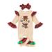 xingqing My First Christmas Newborn Baby Girl Long Sleeve Romper Cartoon Snowman Print Outfit Infant Headwear Clothes Xmas Gift Black Red Beer One Size