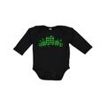 Inktastic St. Patrick s Day Clovers in Plaid Boys or Girls Long Sleeve Baby Bodysuit