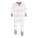 Burt s Bees Baby Baby Boy Sleeper Pajamas Organic Cotton Zip Up Non-Slip Footie Snug Fit PJs 2-Pack