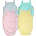 B-One Kids Baby Girls 100% Cotton Super Soft Camisole Onesies 4-Pack