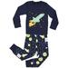 Elowel Space Rocket 2-Piece Pajama Set 100% Cotton (Baby Little & Big Boys)
