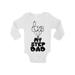 Awkward Styles I Love my Step Father Baby Bodysuit Long Sleeve Cute Baby One Piece I Love my Daddy Baby Bodysuit Best Father Ever Bodysuit Long Sleeve Cute Gifts for Step Parents Babies Clothing