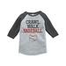 7 ate 9 Apparel Kids Crawl Walk Baseball Grey Baseball Tee