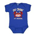 Inktastic Monday Crab Funny Joke Boys or Girls Baby Bodysuit