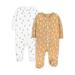 Little Star Organic Baby Unisex 2Pk Sleep n Play Sizes Newborn-9 Months