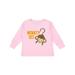 Inktastic Monkey See with Monkey Boys or Girls Long Sleeve Toddler T-Shirt