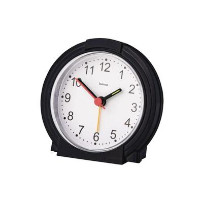 Hama - Wecker Classic geräuscharm schwarz/weiß 186335 Image
