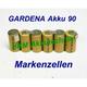Markenlos - gardena Accu 90 Akku 7,2V 3 Ah NiMh Original Markenzellen für Original Lader