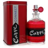 Curve Connect by Liz Claiborne Eau De Cologne Spray 4.2 oz for Men Pack of 4