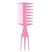 HGYCPP Retro Women Men Oil Head Styling Hairbrush Double-Sided Wide Tooth Hair Comb Pick Fish Bone Shaped Fork Salon Hairdressing Tool