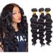 Ustar Loose Wave Bundles Human Hair - Brazilian Virgin Hair Loose Deep Wave Bundles Human Hair Bundles Weave Hair Human Bundles Natural Black Color (18 20 22)