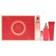 360 Coral by Perry Ellis for Women - 4 Pc Gift Set 3.4oz EDP Spray 4oz Body Mist 3oz Shower Gel 0.25oz EDP Spray