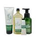 Bath & Body Works EUCALYPTUS SPEARMINT Gift Bag Set - Ultra Shea Body Cream - Body Wash and Foam Bath - Gentle Foaming Hand Soap & Hand Cream arranged inside a transparent gift bag