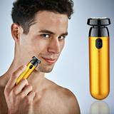 Herrnalise Cost-effective Electric Shaver Rechargeable Waterproof Wet & Dry Shaver Men s Electric Shaver Safety Shaver Razor for Men with Pop-up Trimmer Cordless Rechargeable Mens Razor A
