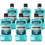 LISTERINEÂ® Cool Mint Antiseptic Mouthwash - For Bad Breath Cleaning - Cool Mint - 1.06 quart - 6 / Carton