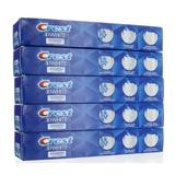 Crest 3D White Advanced Whitening Fluoride Toothpaste 6 oz - 5 Pack - NEW