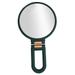 Suzicca 10X/15X Magnifying Handheld Mirror Folding Handle Double-sided Portable Travel Magnified Hand Mirror Pedestal Makeup Mirror