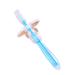 Baby Soft Silicone Bristles Teether Care Training Toothbrush with Safety Guard