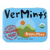 Vermints All Natural Organic Breath Mints Peppermint -- 1.41 oz Pack of 3
