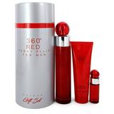 Perry Ellis 360 Red by Perry Ellis Gift Set -- for Male