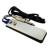 Mini Flat Stainless Steel Tattoo Machine Foot Pedal Switch Clip Cord Accessories Supplies