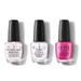 OPI Nail Lacquer Polish SET [ Base Coat & Top Coat & Pink Bling and Be Merry ] Jewel Be Bold Collection Winter 2022 * BEAUTY TALK LA*