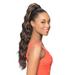 DS011 Ponytail Color 4 Med Dark Brown - Foxy Silver Wigs 20 Long Wavy Drawstring Hairpiece Clip On Synthetic African American Womens