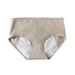 Orchip Women Organic Cotton Menstrual Panties Teen Girls Period Underwear Leak-Proof Protective Briefs #09