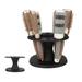 CFXNMZGR Pro Beauty Tools Beauty Tools Hair Brush Holder Round Hair Brush Comb Holder Display Rack Hair Styling Brush Stand Shelf Accessories (Black) Valentines Gifts
