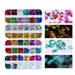4 Boxes Heart Glitter Nail Art Sequins Holographic Sparky Mixed Heart & Hollow Heart Shaped Nail Sequins Various Size for Nail Decoration Eye Face Body DIY