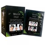 10Pcs Black Hair Shampoo Natural Plant Black Hair Dye Natural Black And Does Not Damage Hair