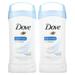 Dove Invisible Solid Deodorant Original Clean Twin Pack 2 Pack 2.6 oz (74 g) Each Pack of 4