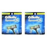 Gillette Sensor 3 Refill Blade Cartridges 8 Count (Pack of 2) + Cat Line Makeup Tutorial