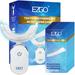 EZGO Luxury Teeth Whitening WhiteStrips Kit with 28-LED Light Tray 6% Peroxide Teeth Whitening Gel 28PC Teeth Whitening Strips Non Sensitive