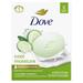 Dove Cool Moisturizing Gentle Women s Beauty Bar Soap Cucumber and Green Tea 3.75 oz (8 Bars)