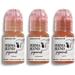 Perma Blend - Nude Lip Tattoo Kit - Lip Blushing Supplies to Enhance Lip Tattoo Color - Makeup Kit & Microblading Ink - Includes Latte Cheeky & Sun Kissed Lip Blush Vegan (0.5 oz 3 ct)