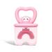 Child Toothbrush Silicone Lovely Handy Animal Shape Odorless Tooth Brush Teeth Cleaning Tool with Lid