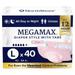 NorthShore MegaMax Adult Overnight Diapers 12-Hour Tab-Style Large 40 Count Case Pink 42-54 inches Unisex Incontinence Underwear