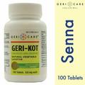 Geri-care Laxative Senna Plus 8.6mg Docusate| 100 Tablets|6 Pack